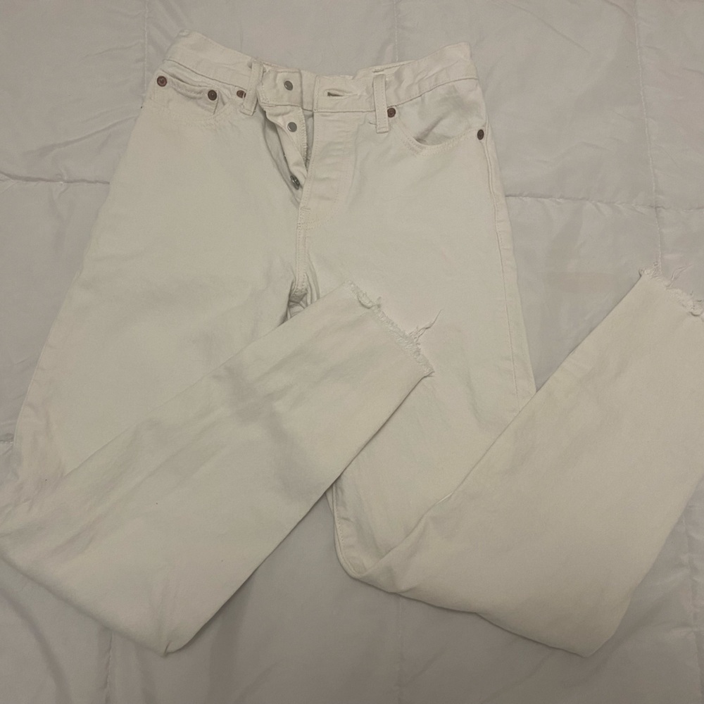 Levi’s White Jeans